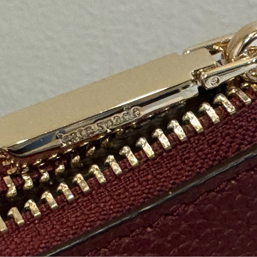Kate Spade Hudson Medium Burgundy Crossbody Bag - Picture 3 of 7